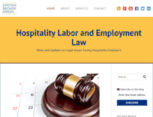 Tablet Screenshot of hospitalitylaboremploymentlawblog.com